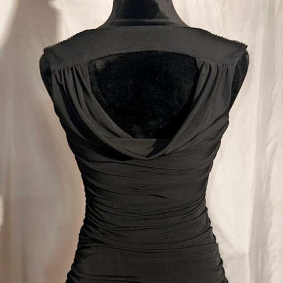 Studio Y Tight Mini Club Dress, Scooped Neckline, XS - Picture 9 of 10